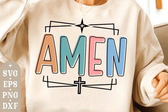 Amen SVG, Bible Verse PNG, Christian SVG