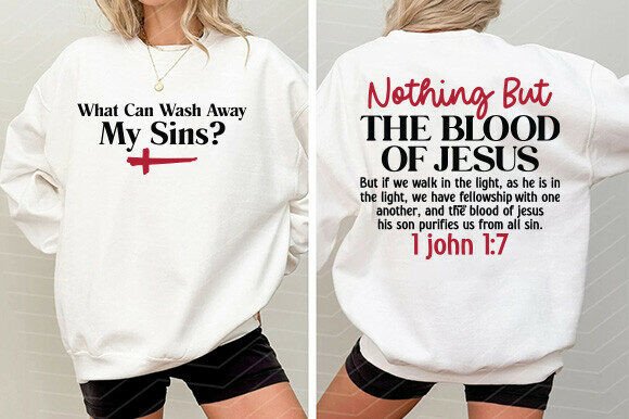 Bible Verse PNG & Jesus Quote PNG for T-Shirt Designs