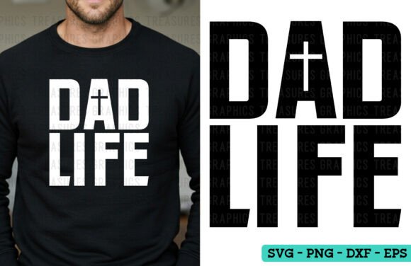 Christian Dad Life SVG Father’s Day T-Shirt Designs