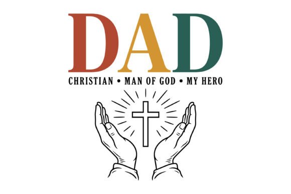 Christian Dad Man of God PNG