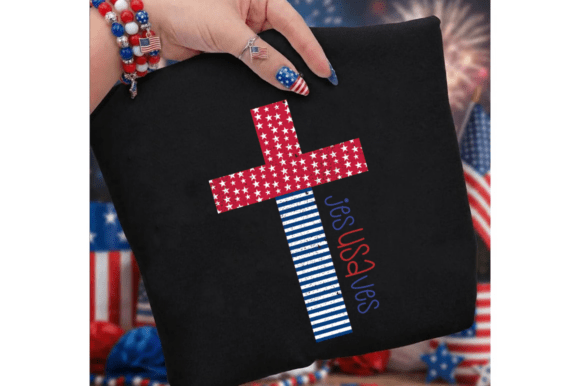 Floral 4th of July SVG, Jesus Christian P T-Shirt Designs