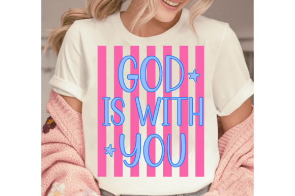 God is with You SVG, Jesus SVG — T-Shirt Designs