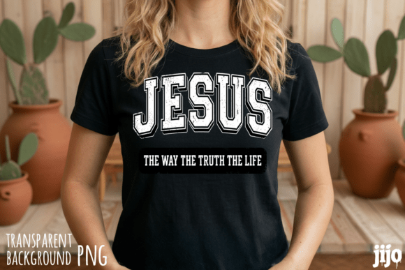 Jesus Christian Truth Way PNG T-Shirt Designs